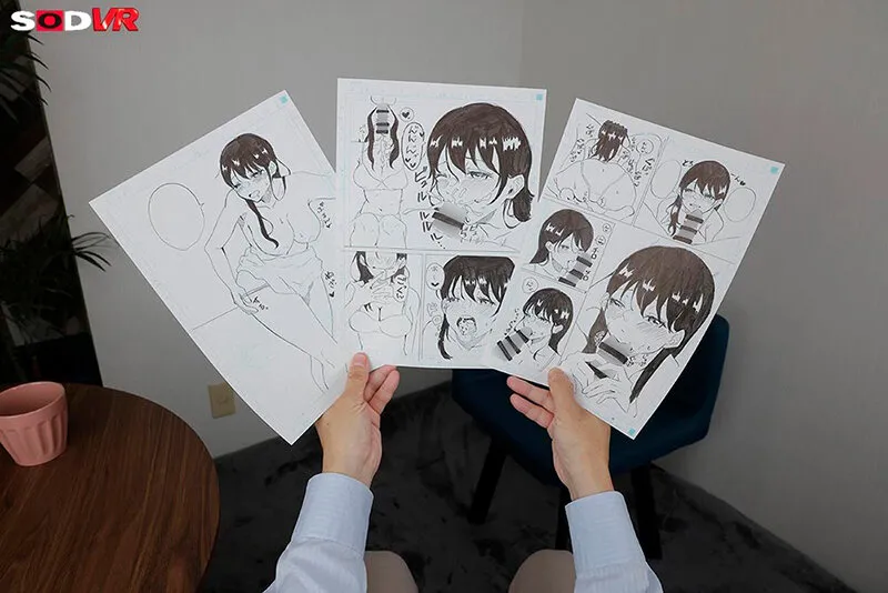 【VR】【8K】マンガ洗脳‘描いた事が現実になるペン’を使ってパワハラ担当編集に復讐!! 月野かすみ 画像6