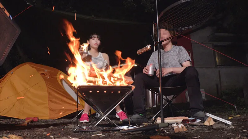 爆乳美人彼女 スナオ 25歳 キャンピングカップルの野外中出し個人撮影流出ビデオ 画像1