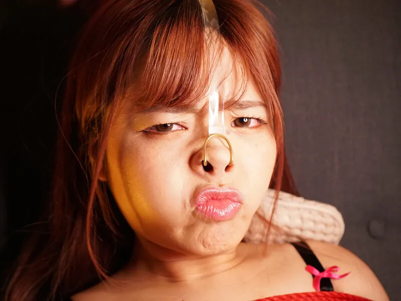 巨乳ギャル顔面崩壊変顔絶頂アクメ 椿りか 画像17